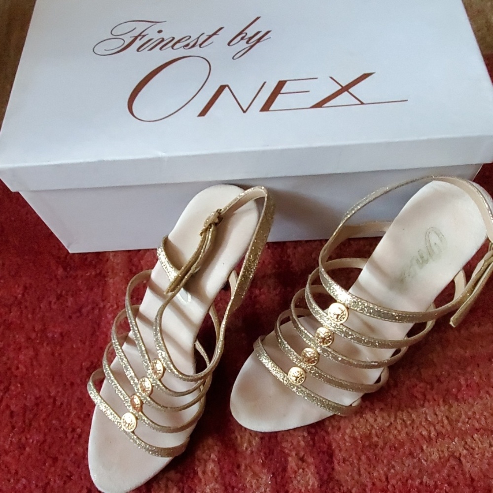 Gold Dress Sandals